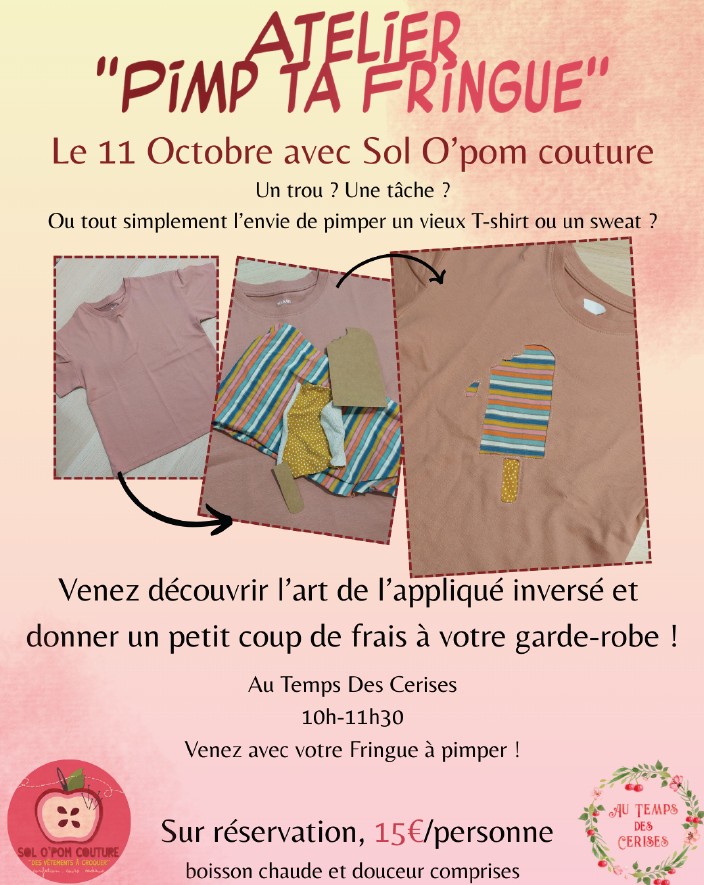 Au temps des Cerises - Atelier Pimp ta fringue - 11-09-25