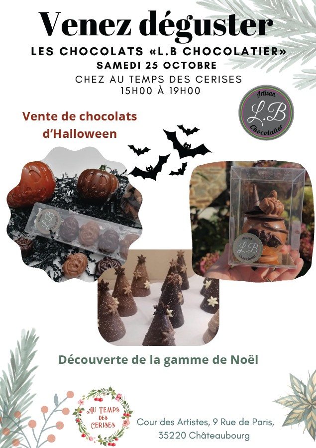 LB Chocolatier chez Au Temps des Cerises à Chateaubourg